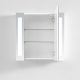 Kúpeľňová skrinka so zrkadlom Venedig, 60 cm, otvorená, moderné zrkadlo do kúpeľne s led osvetlením, nemecký dizajn a kvalita za najlepšiu cenu | www.zrkadloveskrinky.eu