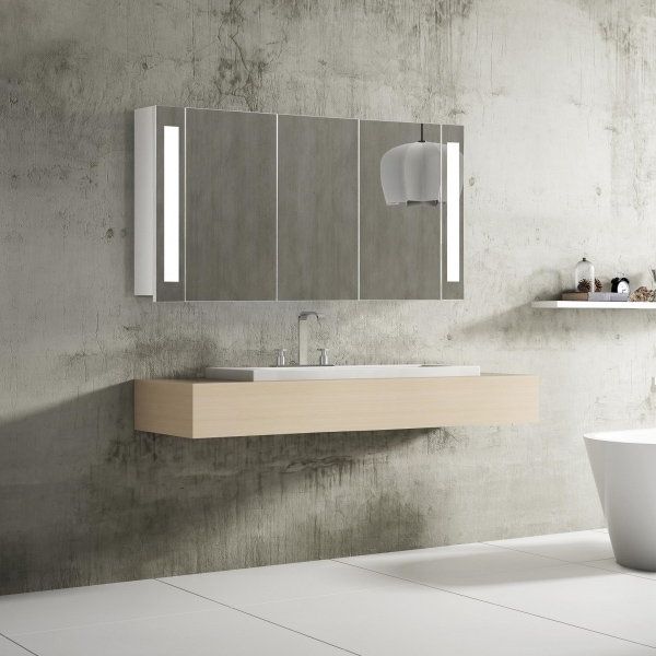 Luxusná LED zrkadlová skrinka VENEDIG, 120 cm, moderná kúpeľňová skrinka s LED svetlom do každej kúpeľne, moderný kúpeľňový nábytok a zrkadlové skrinky za najlepšiu cenu | www.zrkadloveskrinky.eu