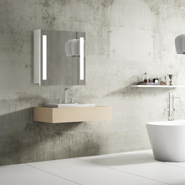 Moderná LED zrkadlová skrinka VENEDIG, 60 cm, luxusný kúpeľňová nábytok s LED svetlom do každej kúpeľne, moderné kúpeľňové skrinky a zrkadlové skrinky za najlepšiu cenu | www.zrkadloveskrinky.eu