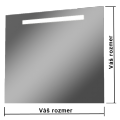Zrkadlo ELEMENT 17 ATYPxATYP LED BASIC